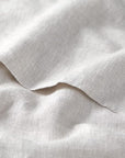 French Linen Fitted Sheet / Stone