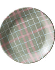 Sage & Blush Check Plate / Cat's Pyjamas - Single Plate