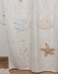 Seashell Tassel Throw