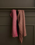Set of 2 Tea Towels / Raspberry Lume