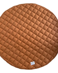 Quilted Linen Playmat | Clay