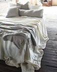 Bedouin Oversized Linen Throw - Natural 200x140cm