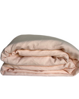 French Linen Flat Sheet | Peach