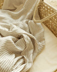 French linen swaddle