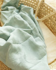 French linen swaddle