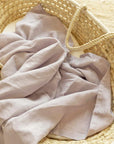French linen swaddle