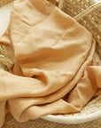 French linen swaddle