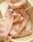 French linen swaddle