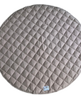 Quilted Linen Playmat | Lilac