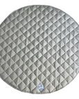 Quilted Linen Playmat | Stone
