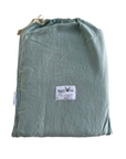 French Linen Fitted Sheet | Seafoam