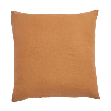Linen Euro Pillowcase Set - Tan