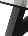 Dining Tempered Glass Black Ash