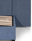 Fabric Bed Frame - Indigo