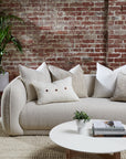 Rafflad Linen Cushion - Ivory 50x50cm