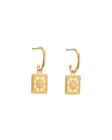 True North Hoops (18K GOLD PLATED)