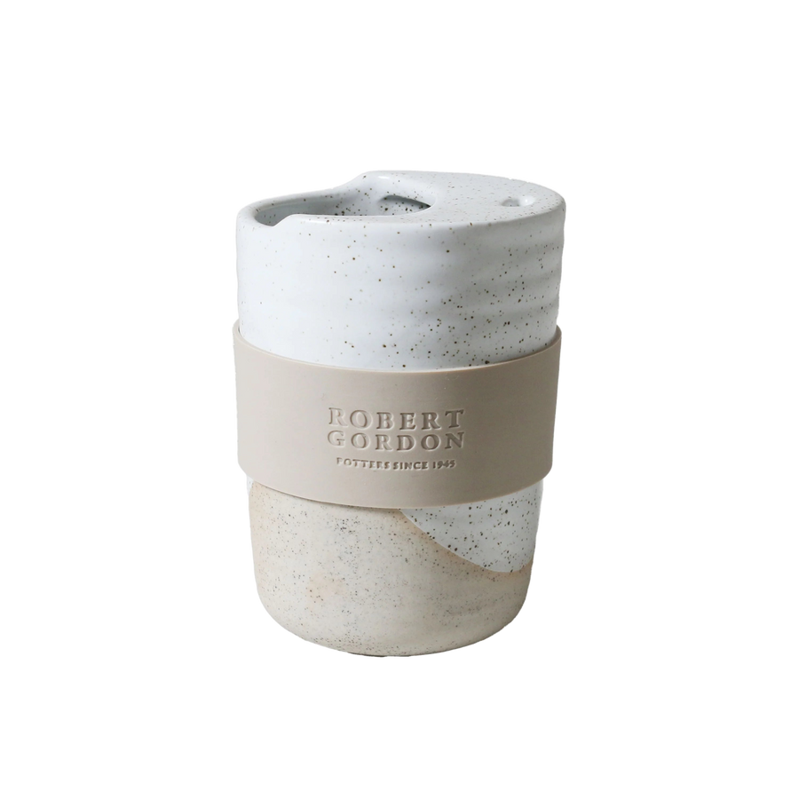 White Speckle 350ml Travel Mug / The Wanderer