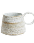 Large Handled Ceylon Mug / White