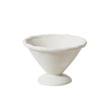 Vintage Table Elevated Condiment Bowl / Vanilla