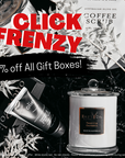 Gift Box: 2 Large Candles & Bottle of Wine