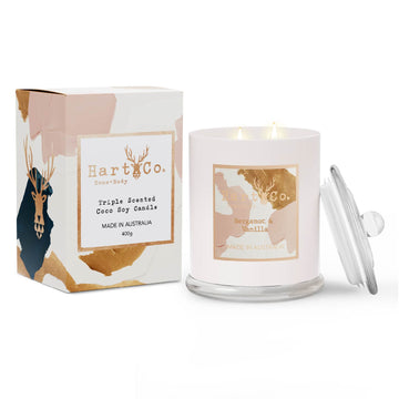 Bergamot & Vanilla Large Scented Candle