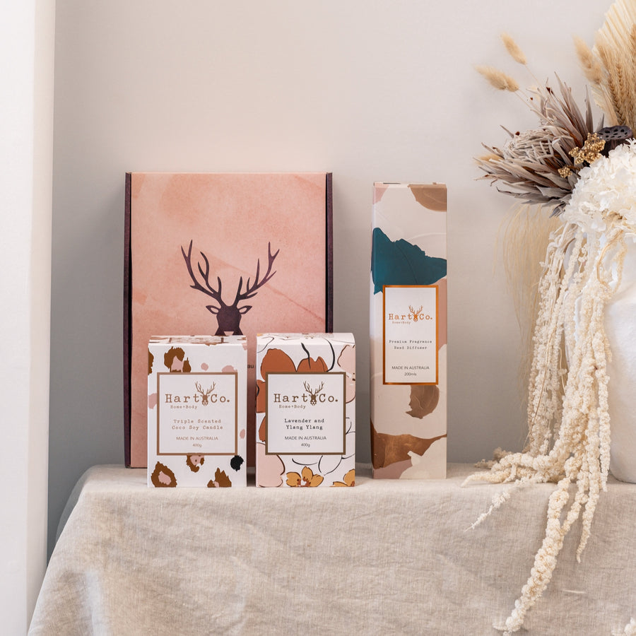 Gift Box: 2 Large Candles & Reed Diffuser 50% OFF