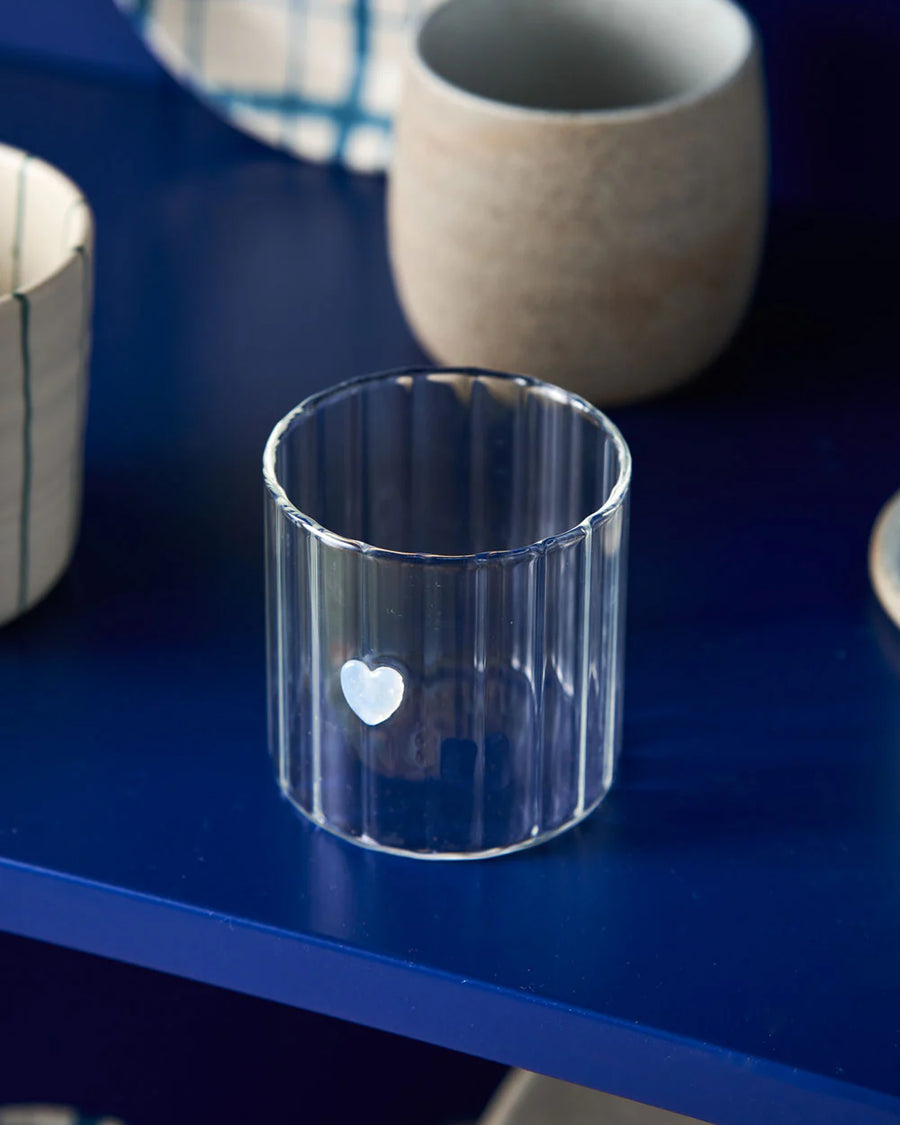 Haven Glass Tumbler / Heart