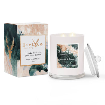 Lychee & Guava Large Scented Candle