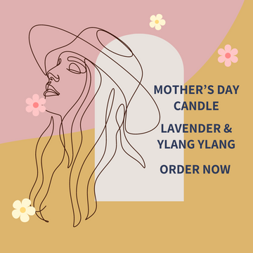 Mother's Day Lavender & Ylang Ylang Large Candle