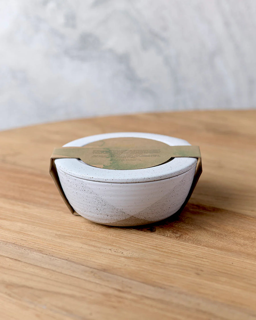 White Speckle 1 Litre Container / The Wanderer