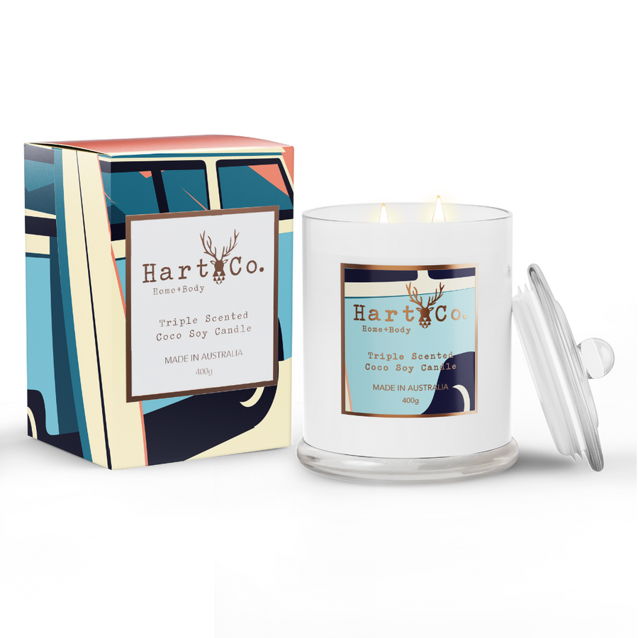 BEACH BUM Large Candle