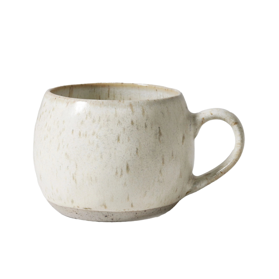 Mineral Mugs Set of 4 / White Opal