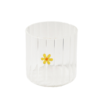 Haven Glass Tumbler / Flower