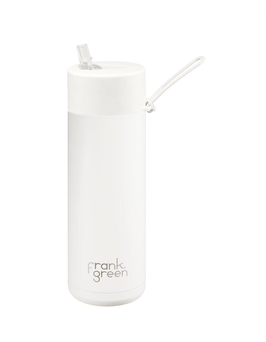 Frank Green Ceramic Reusable Bottle Flip Top Straw  / 595ml