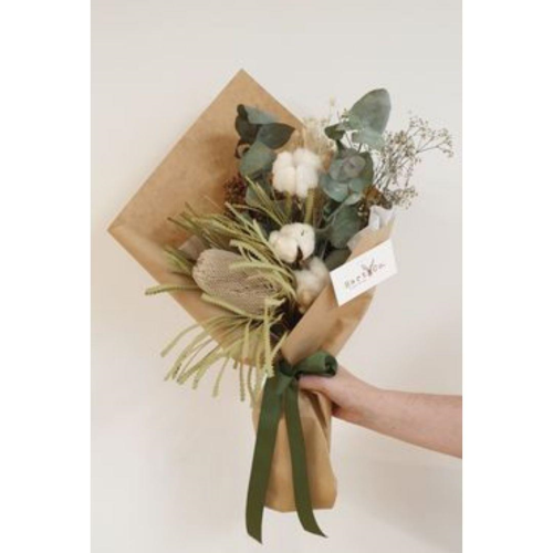 Medium Dried Flower Bouquet - Eucalyptus