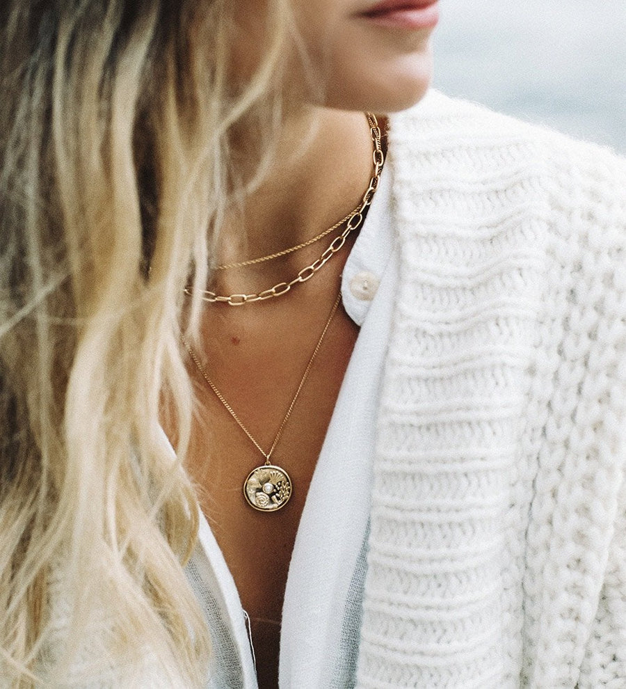 By the Sea Coin Necklace