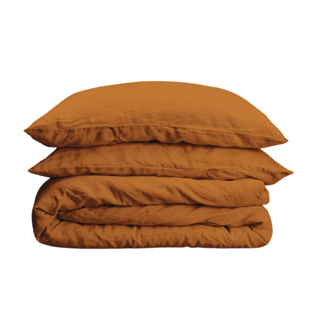 French Linen Quilt Cover Clay HartCo. Home & Body