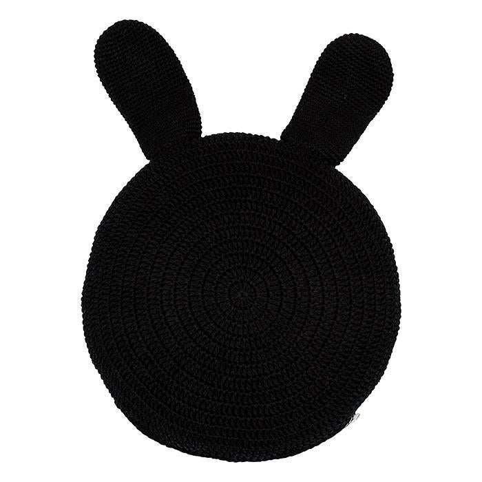 Black Bunny Snuggle Cushion - HartCo. Home & Body