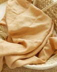 French linen swaddle