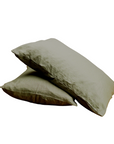 French Linen Pillow Cases | Olive