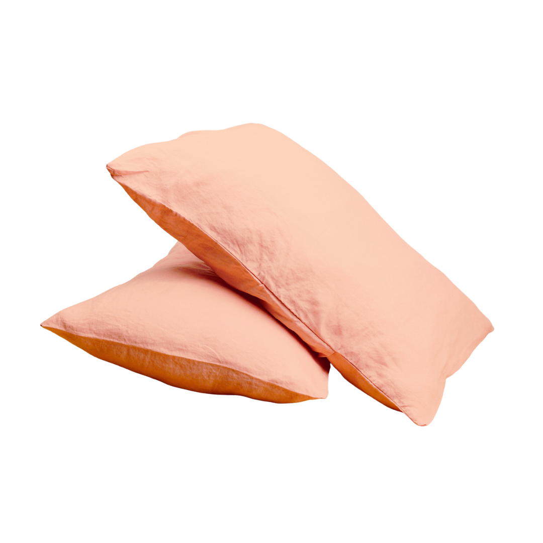 French Linen Pillow Cases Blush HartCo. Home & Body