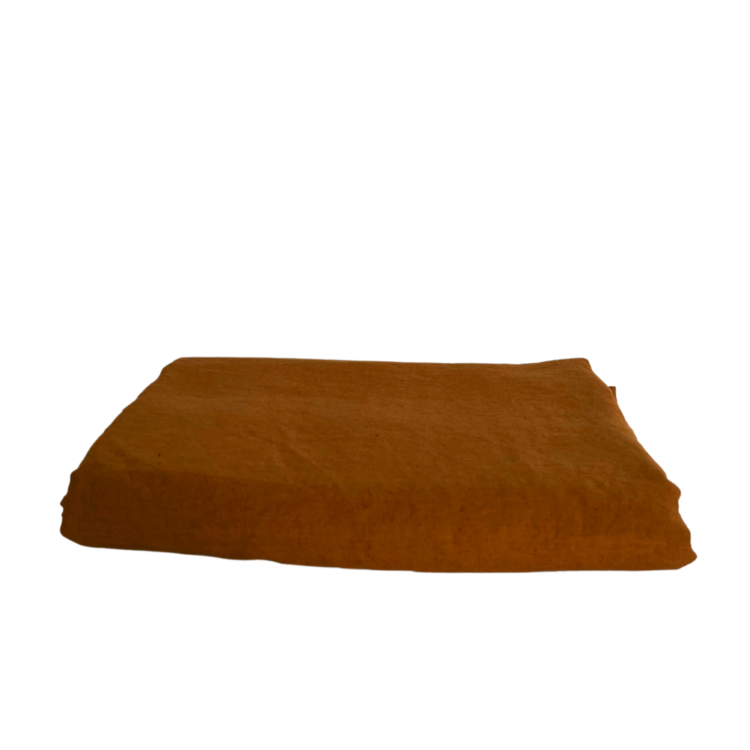 French Linen Fitted Sheet Clay HartCo. Home & Body