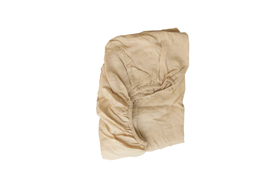 French linen cot sheet