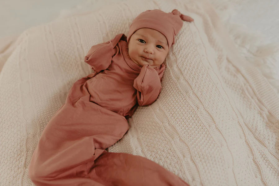 Knotted Newborn Gown