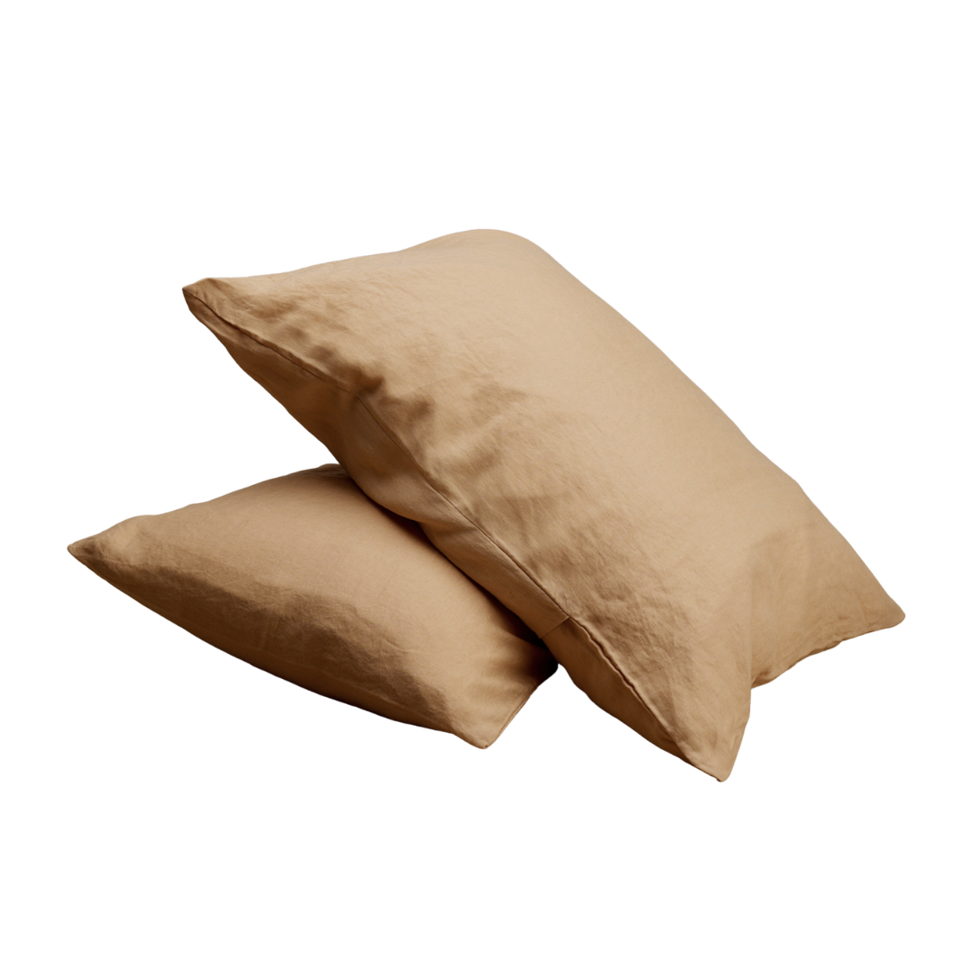 French Linen Pillow Cases Oat HartCo. Home & Body